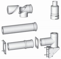 Odkouření kondenzační Brilon 52100535 - fasádní koaxiální komínová sada DN125/80-160/110